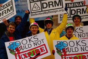 Closeup image of DRM Elimination Crew in front of BPL